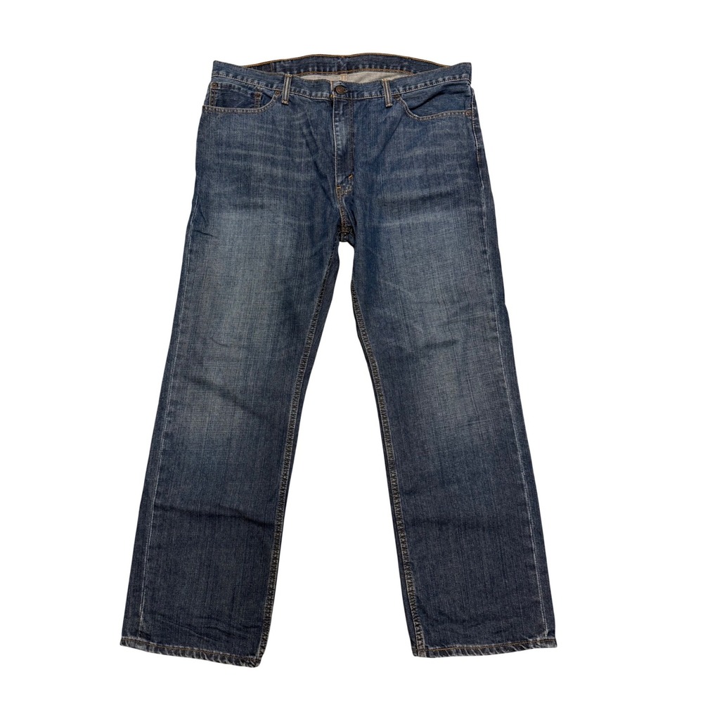 Levis 559 Mens Relaxed Straight Leg Dark Wash Denim Jeans Blue W40 L32